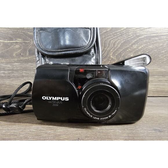 Olympus Stylus Infinity Zoom MJU 35mm Film Camera w/ 35-70mm Lens- New Battery - Picture 1 of 8